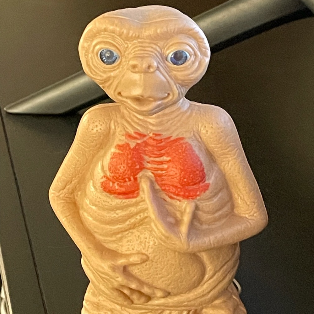 E.T. AMAZING toy and still talks!!!! Well loved
